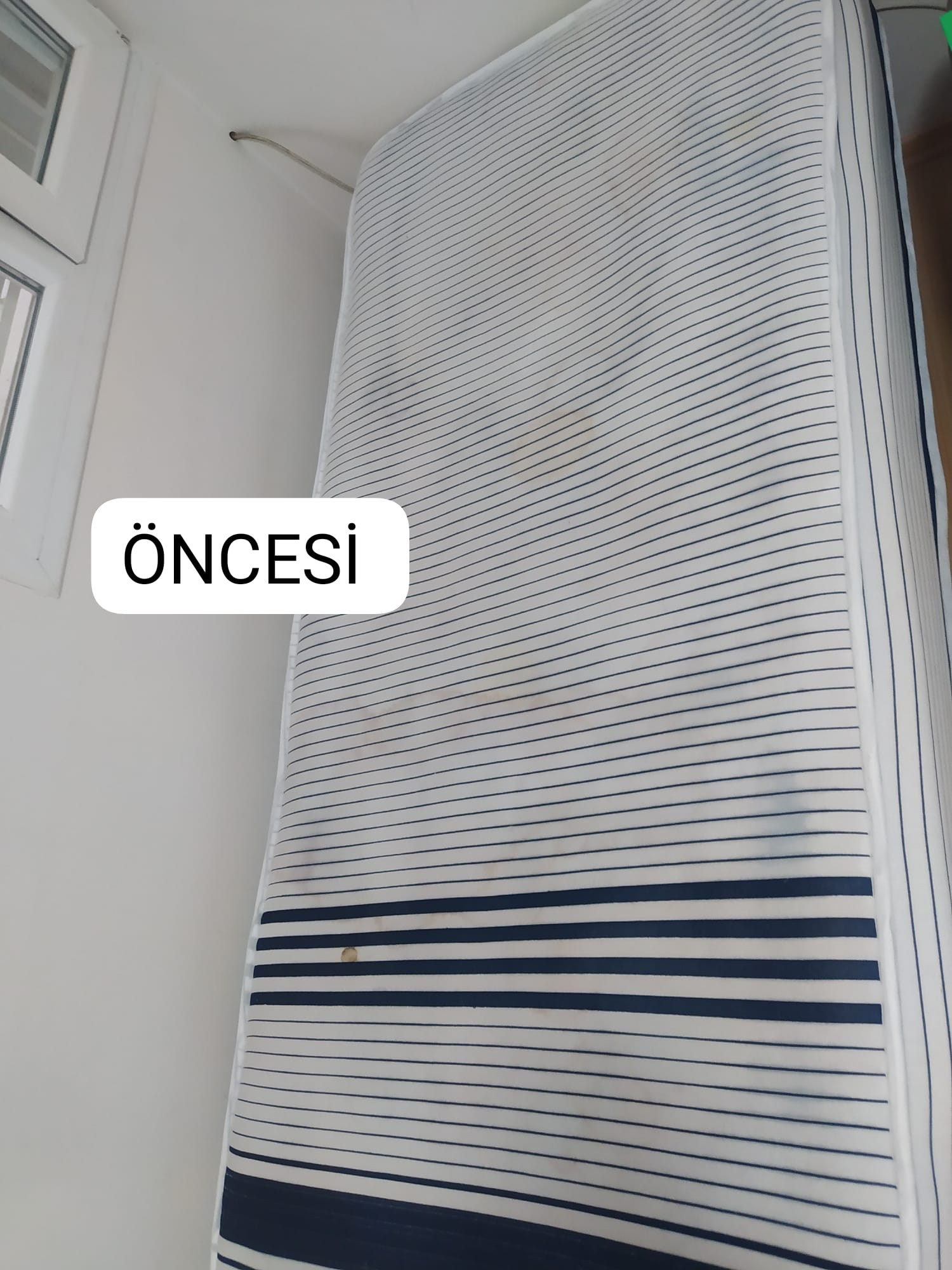 Yatak Yıkama Öncesi - Kirli Yatak