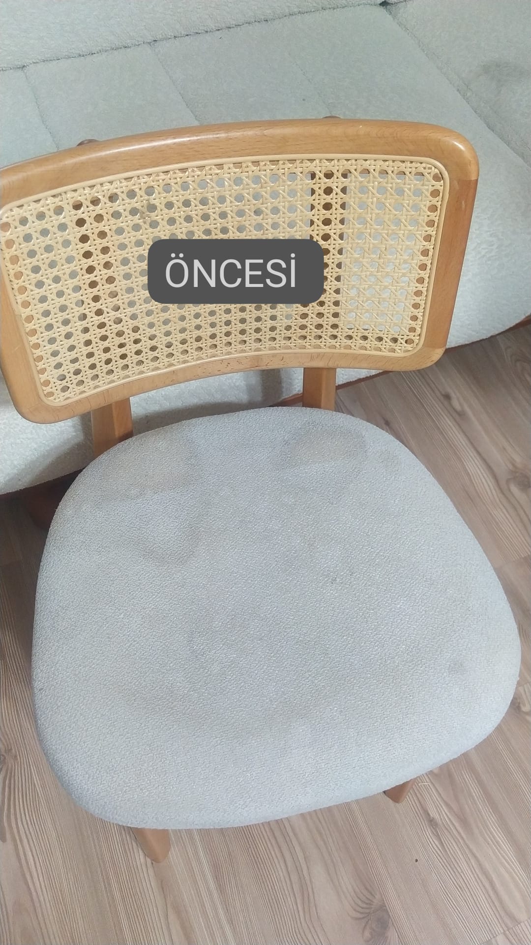 Cafe Sandalyesi Yıkama Öncesi