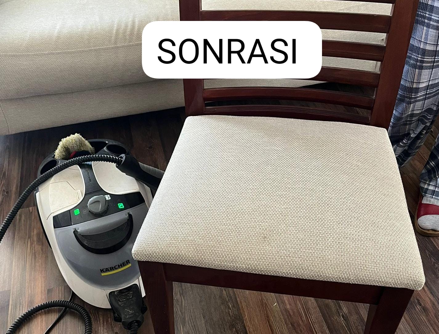 Ofis Sandalyesi Yıkama Sonrası