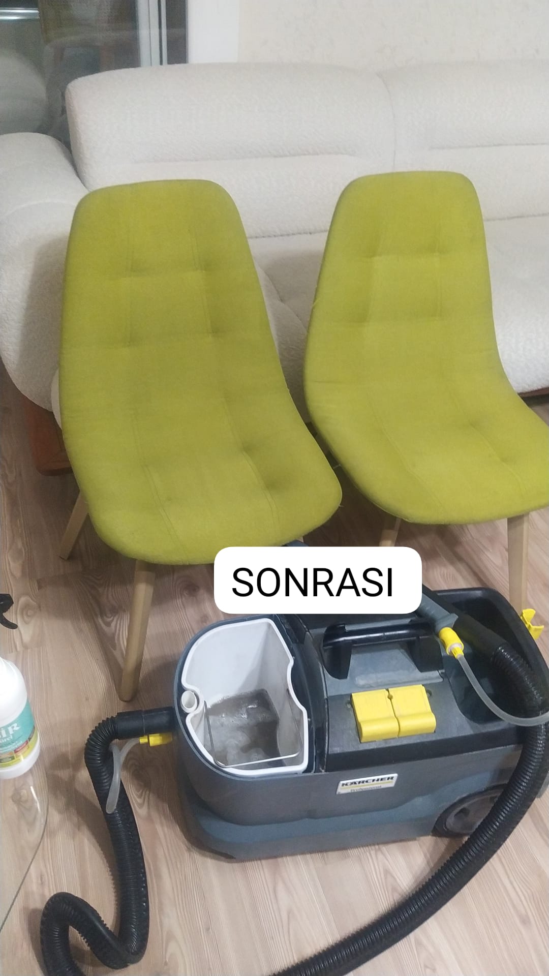 Bar Sandalyesi Yıkama Sonrası